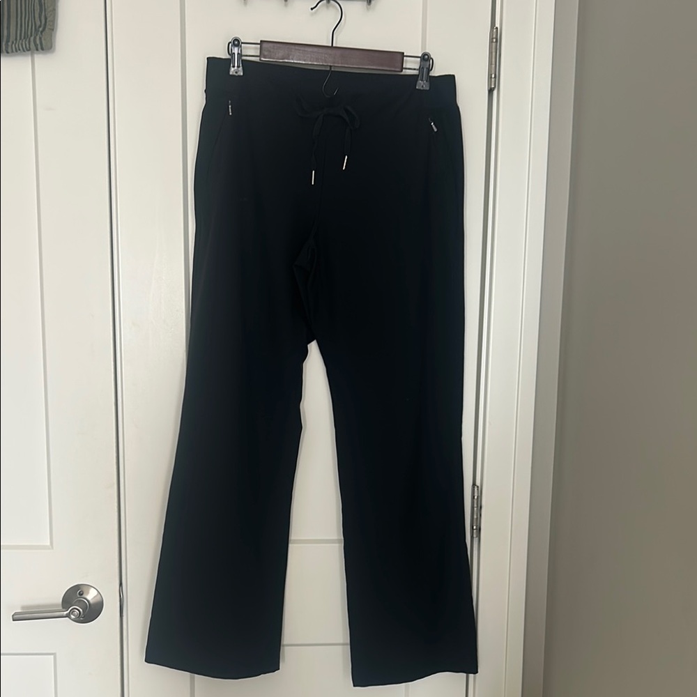 Womens Black Drawstring Pants